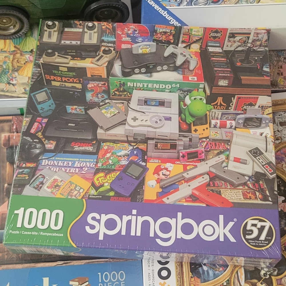 Springbok Gamer's Trove 1000 pieces puzzle